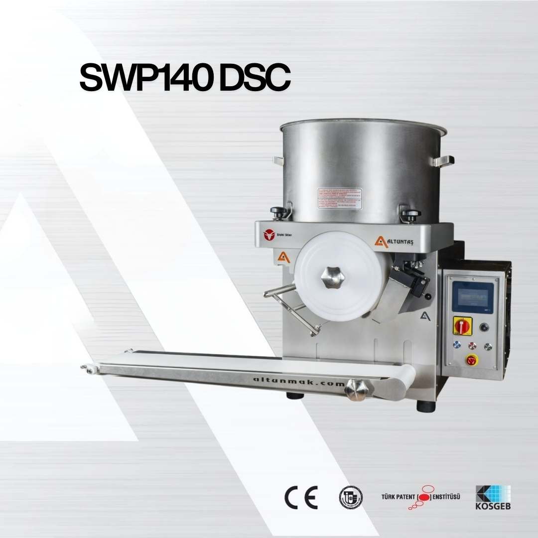 SWP140 DSC Stahl Stier İSTİFLİ HAMBURGER FORM MAKİNASI